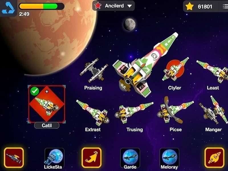 Customize your Navik vessel with traditional Indian motifs Saffron Galaxy Quest gameplay screenshot showing spacecraft customization